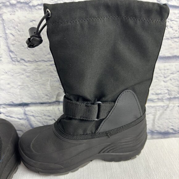 Kamik Boys Toddler 13 Black Waterbug 5 Insulated Waterproof Winter Snow Boots - Picture 7 of 10